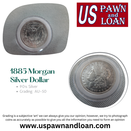 1885 Morgan Silver Dollar | US Pawn and Loan