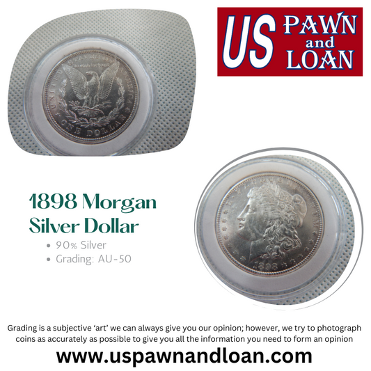 1898 Morgan Silver Dollar | US Pawn and Loan