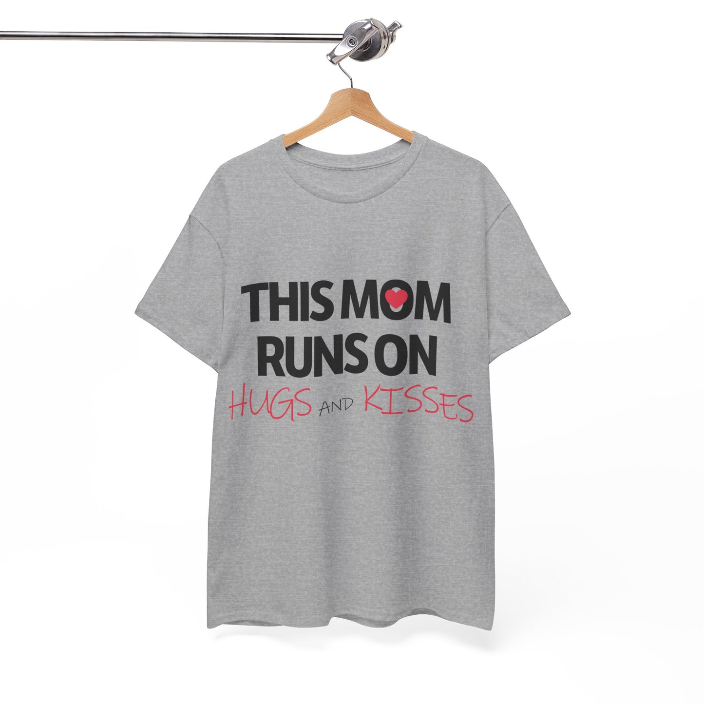This Mom Runs On..| Unisex Heavy Cotton Tee | US Pawn and Loan
