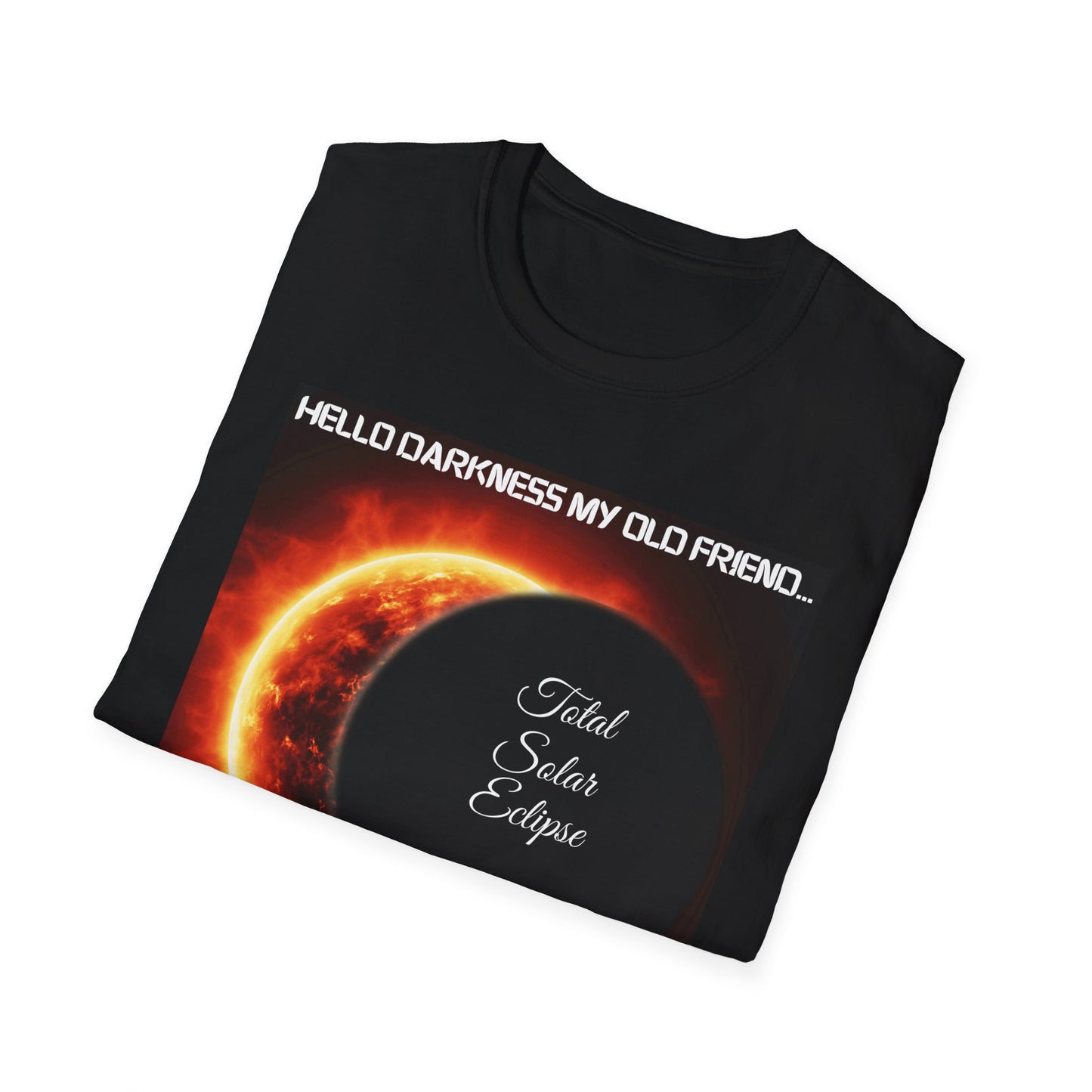 Hello Darkness My Old Friend | Unisex Softstyle T-Shirt | US Pawn and Loan
